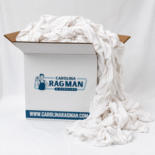 Load image into Gallery viewer, 100% Cotton White Knit Cleaning Rags – New Material