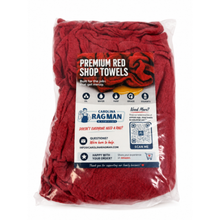Load image into Gallery viewer, New Red Shop Towels - Reusable Cleaning Rags
