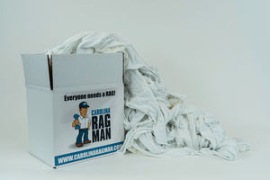 New White T-shirt Wiping Rags