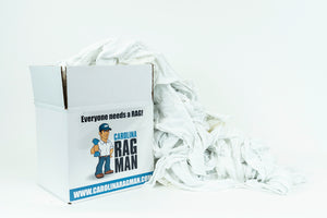 New White T-shirt Wiping Rags