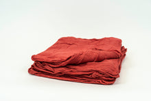 Load image into Gallery viewer, Red shop towels for automotive and workshop cleaning
